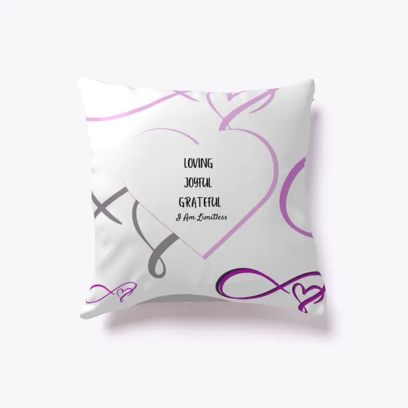 LIMITLESS Throw Pillow